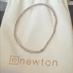 Newton Silver Beaded Bracelet